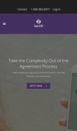 How sertifi.net looks like on a mobile device such as an iPhone.