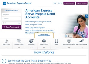 How serve.com looks like on a tablet such as an iPad.