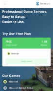 How server.pro looks like on a mobile device such as an iPhone.