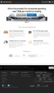 How serverstack.com looks like on a mobile device such as an iPhone.