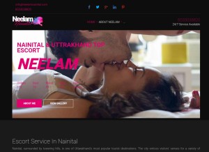 How service.neelamnainital.com looks like on a tablet such as an iPad.