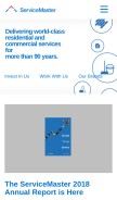 How servicemaster.com looks like on a mobile device such as an iPhone.