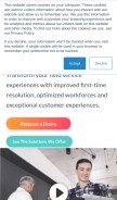 How servicepower.com looks like on a mobile device such as an iPhone.
