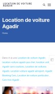 How servicesagadir.com looks like on a mobile device such as an iPhone.