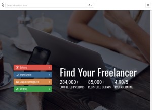 How servicescape.com looks like on a tablet such as an iPad.