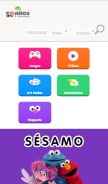 How sesamo.com looks like on a mobile device such as an iPhone.
