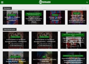 How seuseriado.com looks like on a tablet such as an iPad.