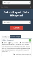 How sexkiz.com looks like on a mobile device such as an iPhone.
