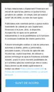 How sfin.ro looks like on a mobile device such as an iPhone.