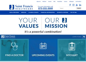 How sfmc.net looks like on a tablet such as an iPad.