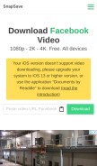 How sfull.net looks like on a mobile device such as an iPhone.