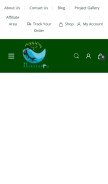 How sgaquascapes.com looks like on a mobile device such as an iPhone.