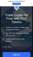 How shapeshift.io looks like on a mobile device such as an iPhone.