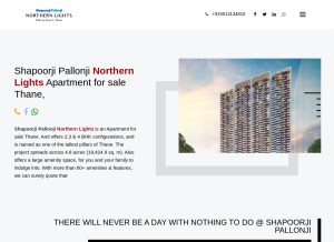 How shapoorjipallonjiinorthernlights.com looks like on a tablet such as an iPad.