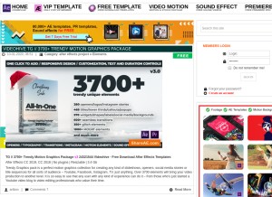 How shareae.com looks like on a tablet such as an iPad.