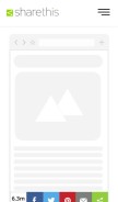How sharethis.com looks like on a mobile device such as an iPhone.