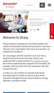 How sharpbusiness.com looks like on a mobile device such as an iPhone.