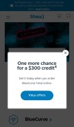 How shaw.ca looks like on a mobile device such as an iPhone.