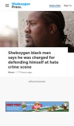How sheboyganpress.com looks like on a mobile device such as an iPhone.
