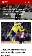 How sheffieldunited.news looks like on a mobile device such as an iPhone.
