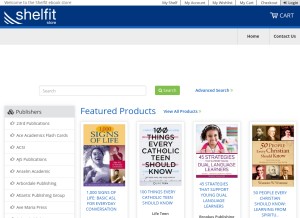 How shelfit.com looks like on a tablet such as an iPad.