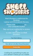 How shellshock.io looks like on a mobile device such as an iPhone.