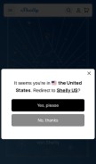How shelly.com looks like on a mobile device such as an iPhone.