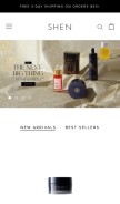 How shen-beauty.com looks like on a mobile device such as an iPhone.