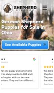 How shepherdkingdom.com looks like on a mobile device such as an iPhone.