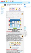 How sherv.net looks like on a mobile device such as an iPhone.