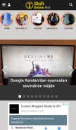 How shiftdelete.net looks like on a mobile device such as an iPhone.
