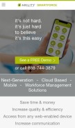 How shifthound.com looks like on a mobile device such as an iPhone.