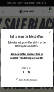 How shikari-apparel.com looks like on a mobile device such as an iPhone.