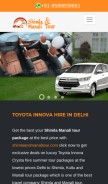 How shimlaandmanalitour.com looks like on a mobile device such as an iPhone.