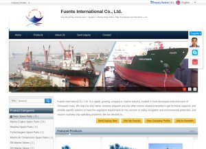 How shipssp.com looks like on a tablet such as an iPad.