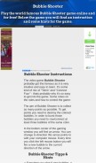 How shooter-bubble.com looks like on a mobile device such as an iPhone.