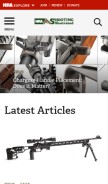 How shootingillustrated.com looks like on a mobile device such as an iPhone.