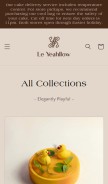 How shop.leyeahllow.com.au looks like on a mobile device such as an iPhone.