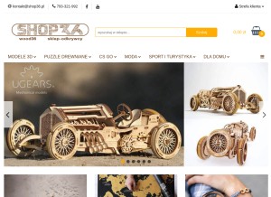 How shop36.pl looks like on a tablet such as an iPad.