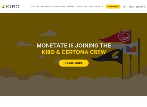 How shopatron.com looks like on a tablet such as an iPad.