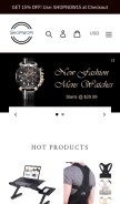 How shopiwopi.com looks like on a mobile device such as an iPhone.