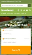 How shopjimmy.com looks like on a mobile device such as an iPhone.