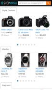 How shopmania.com looks like on a mobile device such as an iPhone.