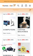 How shoppers-kart.com looks like on a mobile device such as an iPhone.