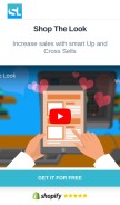 How shopthelookapp.com looks like on a mobile device such as an iPhone.