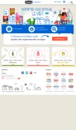 How shoptimise.fr looks like on a mobile device such as an iPhone.
