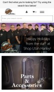 How shoputahharley.com looks like on a mobile device such as an iPhone.