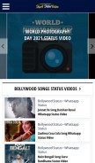 How short-status-video.com looks like on a mobile device such as an iPhone.