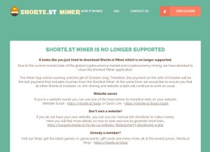 How shortest-miner.com looks like on a tablet such as an iPad.
