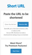 How shorturl.at looks like on a mobile device such as an iPhone.